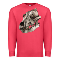 Cardinal Wolf skull Premium Sweatshirt - RanaPortraitStore