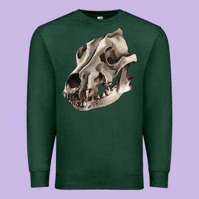 Premium Sweatshirt Wolf skull