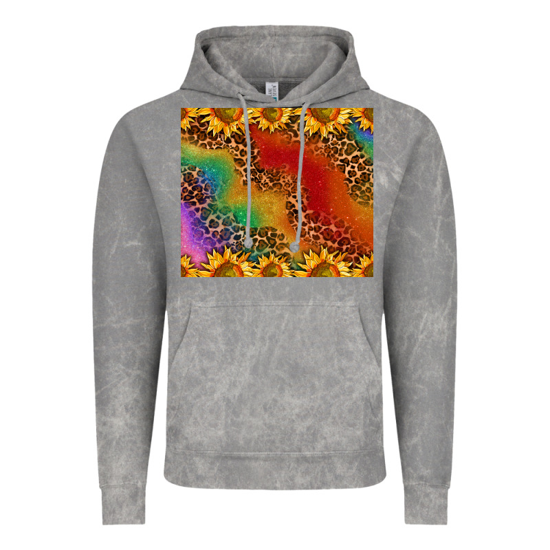 Pride Sunflower  Rainbow Leopard Vintage Hoodie by AdoDesignShop | Teevron