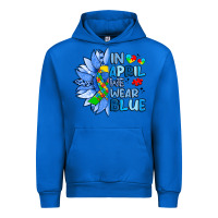Cobalt in april we wear blue sunflower Urban Hoodie - Artiststas