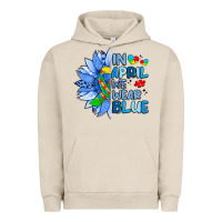 Pigment French Oak in april we wear blue sunflower Urban Hoodie - Artiststas