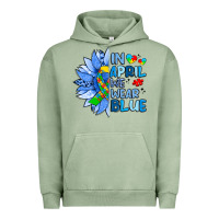 Pigment Oil Green in april we wear blue sunflower Urban Hoodie - Artiststas
