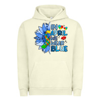 Pigment Pistachio in april we wear blue sunflower Urban Hoodie - Artiststas