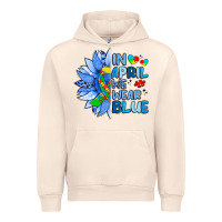 Sandshell in april we wear blue sunflower Urban Hoodie - Artiststas