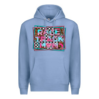 Colony Blue race track mom Premium Hoodie - AdoDesignShop