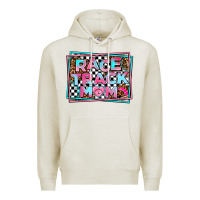 Oatmeal Heather race track mom Premium Hoodie - AdoDesignShop