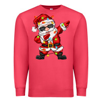 Cardinal dabbing santa with christmas lights Premium Sweatshirt - Zillion Design Studio