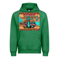 Emerald camping vibes Urban Hoodie - JahusDesignShop