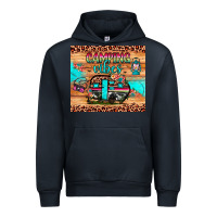 Navy camping vibes Urban Hoodie - JahusDesignShop