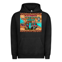 Pigment Black camping vibes Urban Hoodie - JahusDesignShop