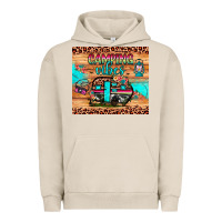 Pigment French Oak camping vibes Urban Hoodie - JahusDesignShop