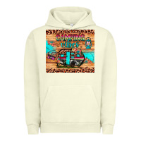 Pigment Pistachio camping vibes Urban Hoodie - JahusDesignShop