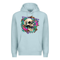 Blue Mist race skull Premium Hoodie - AdoDesignShop