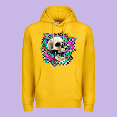 Race Skull Premium Hoodie Designed By Adodesignshop