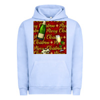 Pigment Grape Ice merry christmas champagne seamless pattern Urban Hoodie - BundleAndBundleShop