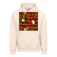 Sandshell merry christmas champagne seamless pattern Urban Hoodie - BundleAndBundleShop