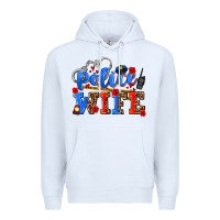 White police wife Premium Hoodie - AdoDesignShop