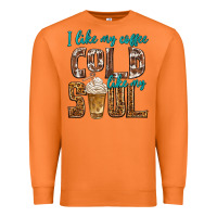 Carrot i like my coffee cold like my soul Premium Sweatshirt - texasbilliewilder