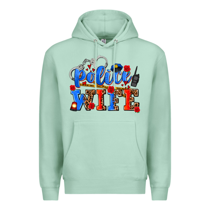 Police Wife Premium Hoodie by AdoDesignShop | Teevron