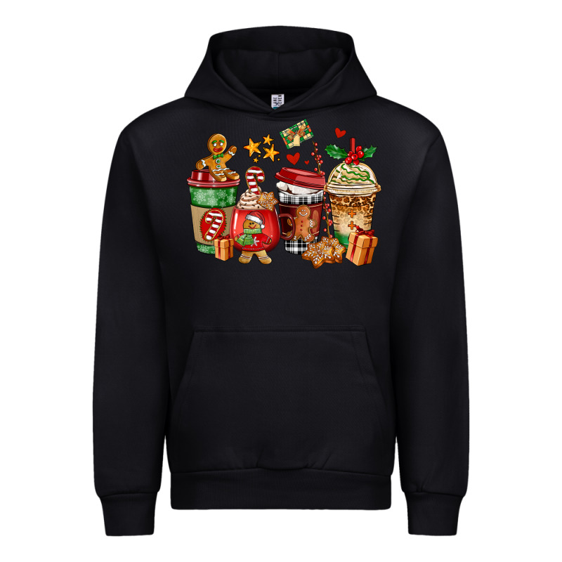 Christmas Cookie Coffee Cups Urban Hoodie by AdoDesignShop | Teevron
