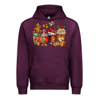 Mauve Wine christmas cookie coffee cups Urban Hoodie - AdoDesignShop