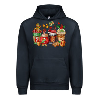 Navy christmas cookie coffee cups Urban Hoodie - AdoDesignShop