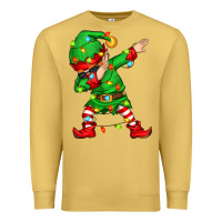 Antique Gold dabbing elf Premium Sweatshirt - Zillion Design Studio