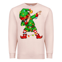 Pale Pink dabbing elf Premium Sweatshirt - Zillion Design Studio