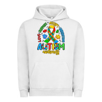 Pigment Lunar Rock love support accept understand autism awareness Urban Hoodie - Artiststas