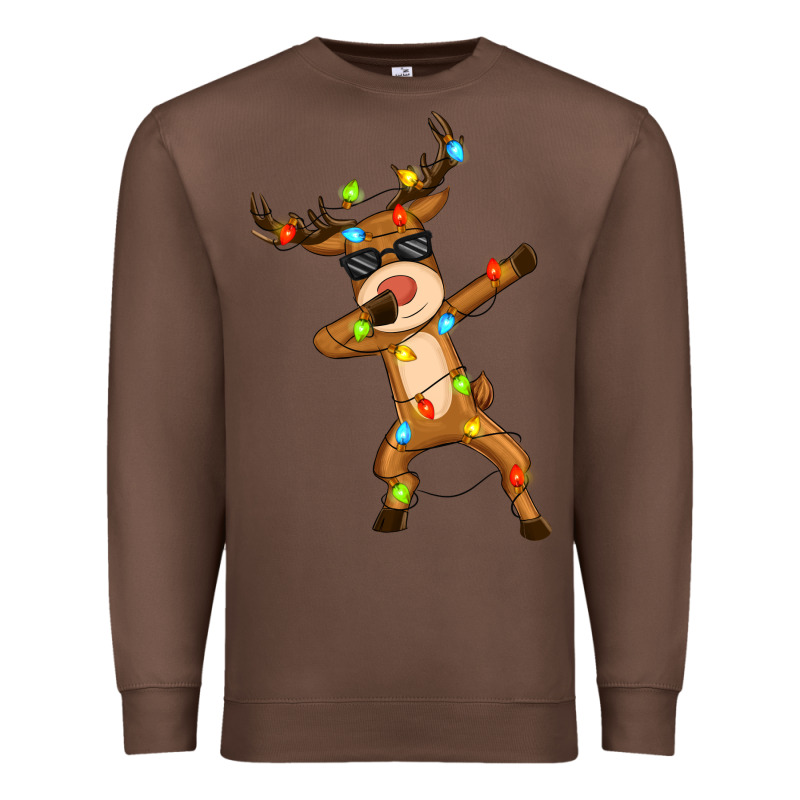 Dabbing Deer Premium Sweatshirt by Zillion Design Studio | Teevron