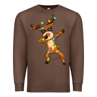 Chestnut dabbing deer Premium Sweatshirt - Zillion Design Studio