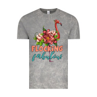 Cloud Rock flamingo flocking fabulous Vintage Tee - Artiststas