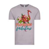 Vintage Zinc flamingo flocking fabulous Vintage Tee - Artiststas