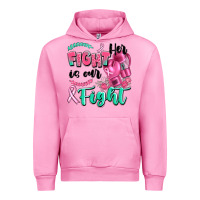 Fuchsia Pink her fight is our fight Urban Hoodie - Artiststas