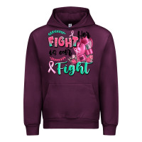 Mauve Wine her fight is our fight Urban Hoodie - Artiststas
