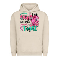 Pigment French Oak her fight is our fight Urban Hoodie - Artiststas