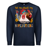 Navy let me check my giveashitometer Premium Sweatshirt - texasbilliewilder