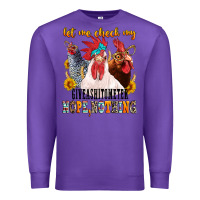 Purple let me check my giveashitometer Premium Sweatshirt - texasbilliewilder