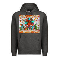 Charcoal Heather thankful turkey Premium Hoodie - JahusDesignShop