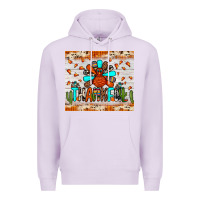 Lilac thankful turkey Premium Hoodie - JahusDesignShop