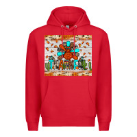Red thankful turkey Premium Hoodie - JahusDesignShop