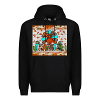 Black thankful turkey Premium Hoodie - JahusDesignShop