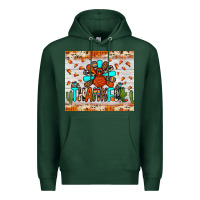 Sports Green thankful turkey Premium Hoodie - JahusDesignShop