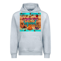 Heather Grey camp fire squad Urban Hoodie - JahusDesignShop
