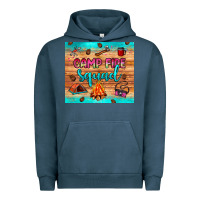 Pigment Midnight Navy camp fire squad Urban Hoodie - JahusDesignShop