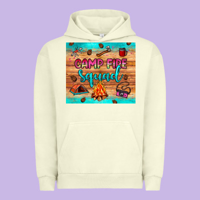 Camp Fire Squad Urban Hoodie Designed By Jahusdesignshop
