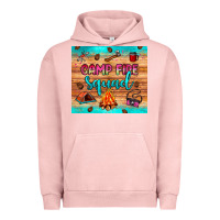 Pigment Salmon camp fire squad Urban Hoodie - JahusDesignShop