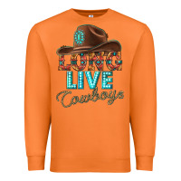 Carrot long live cowboys Premium Sweatshirt - texasbilliewilder