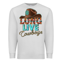 Dove Grey long live cowboys Premium Sweatshirt - texasbilliewilder