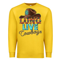 Lemon long live cowboys Premium Sweatshirt - texasbilliewilder